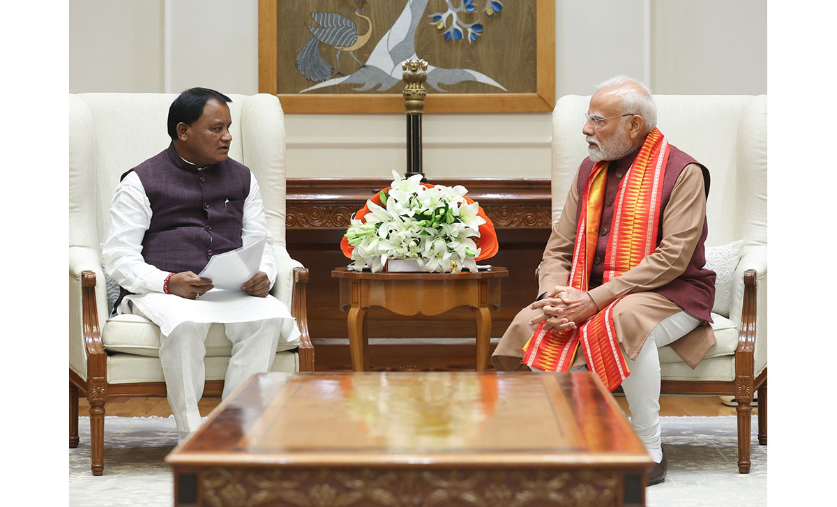 Official meeting between the Prime Minister and Chief Minister of Odisha