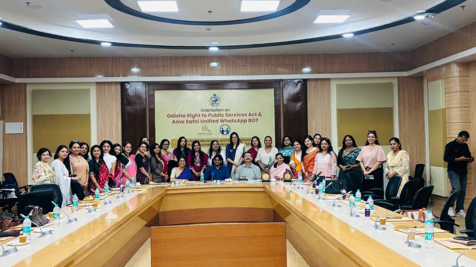 Participants at the Odisha Right to Public Services and Ama Sathi orientation